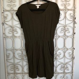Olive Green Dress